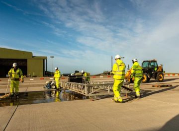 Addagrip 1000 system concrete repair for RAF Mount Pleasant