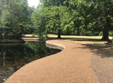 Resin bound pathways for Wandsworth Common