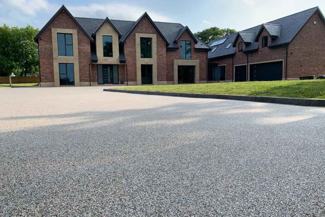 Resin bound driveway in Cheshire