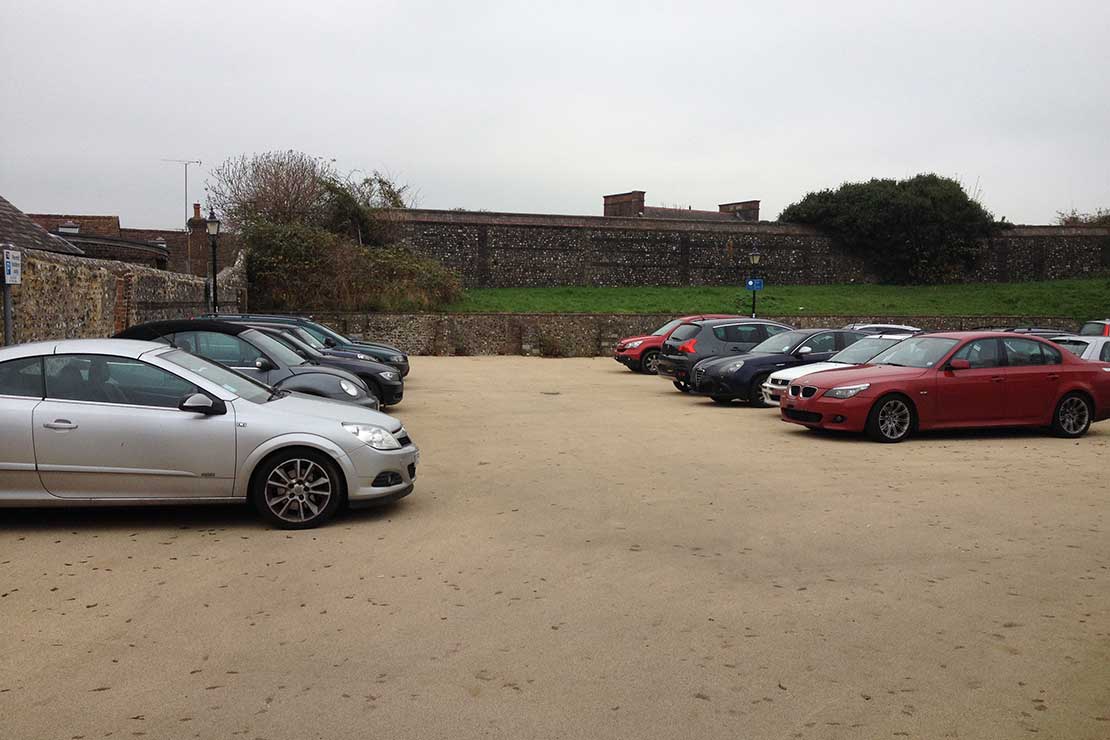 Resin bonded car park Lewes