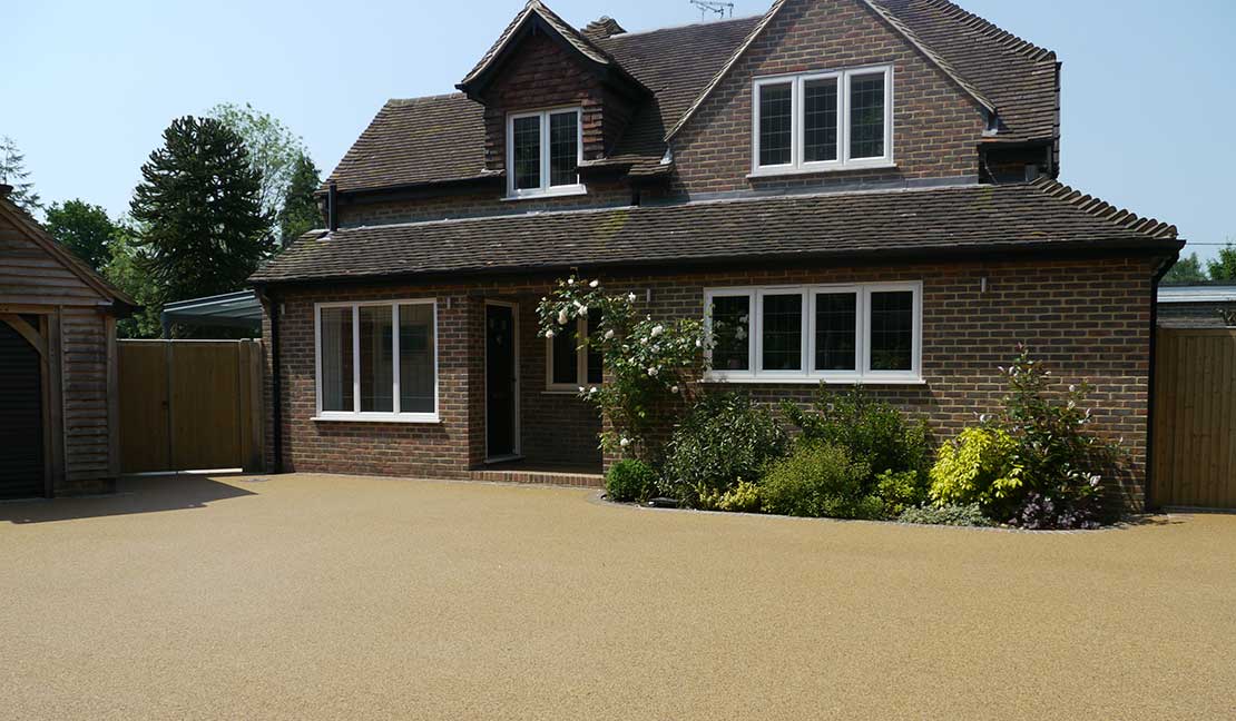 Resin bound driveway in East Sussex
