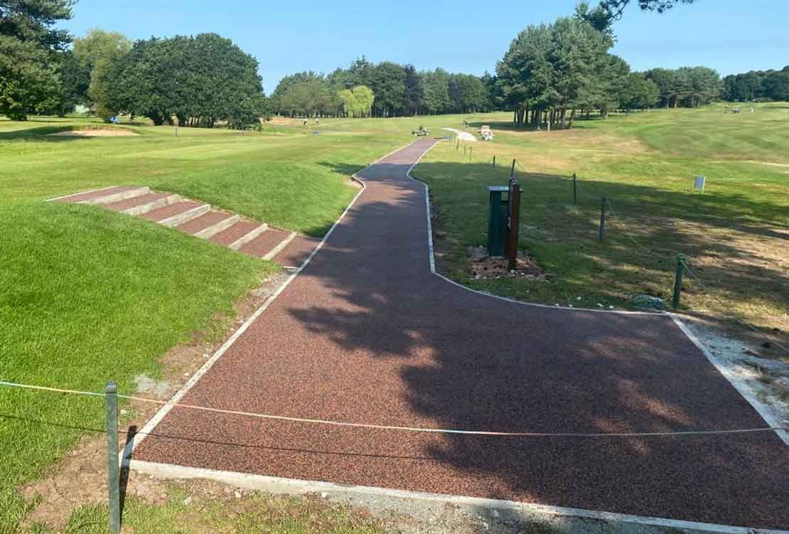 Resin bound Terrabase Classic golf course pathways