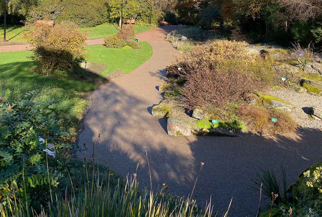 Terrabase Classic pathways for Royal Botanic Garden Edinburgh