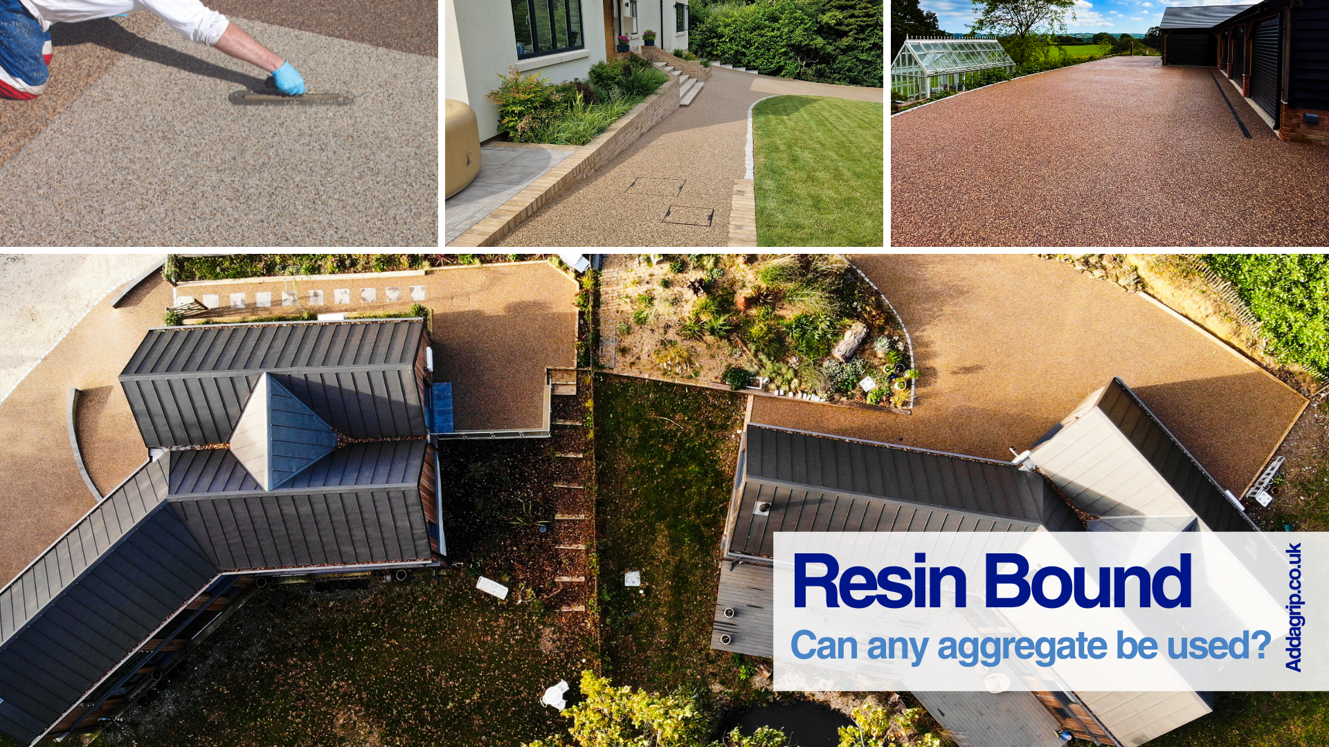 Compilation of various Resin Bound projects by Addagrip Terraco
