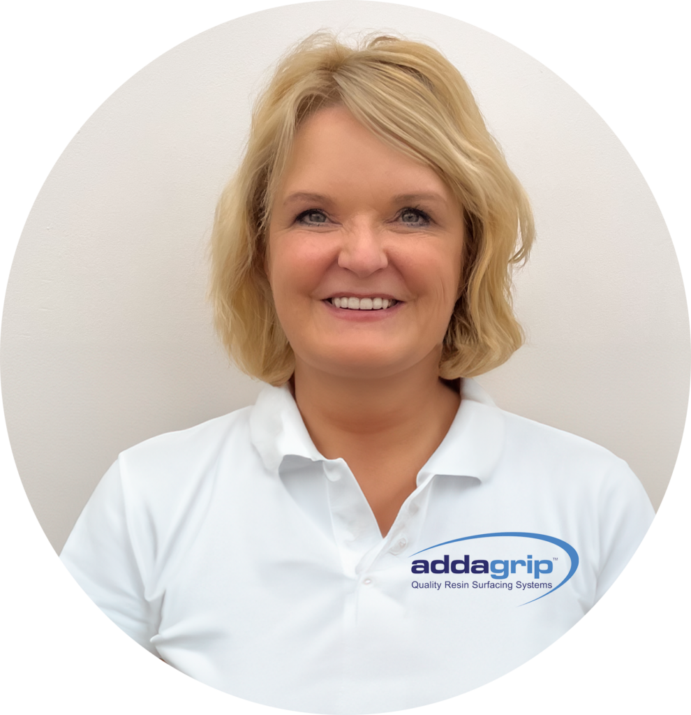 Liz Stott, Northern Area Sales Manager at Addagrip Terraco.
